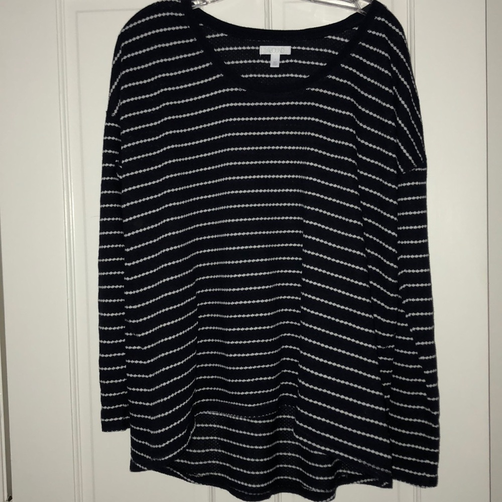waffle knit top